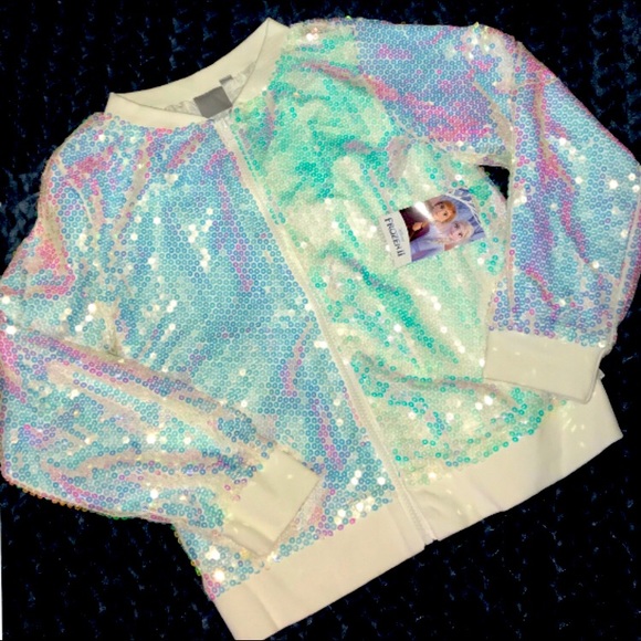 Disney Other - Disney Frozen 2 Sequined Jacket